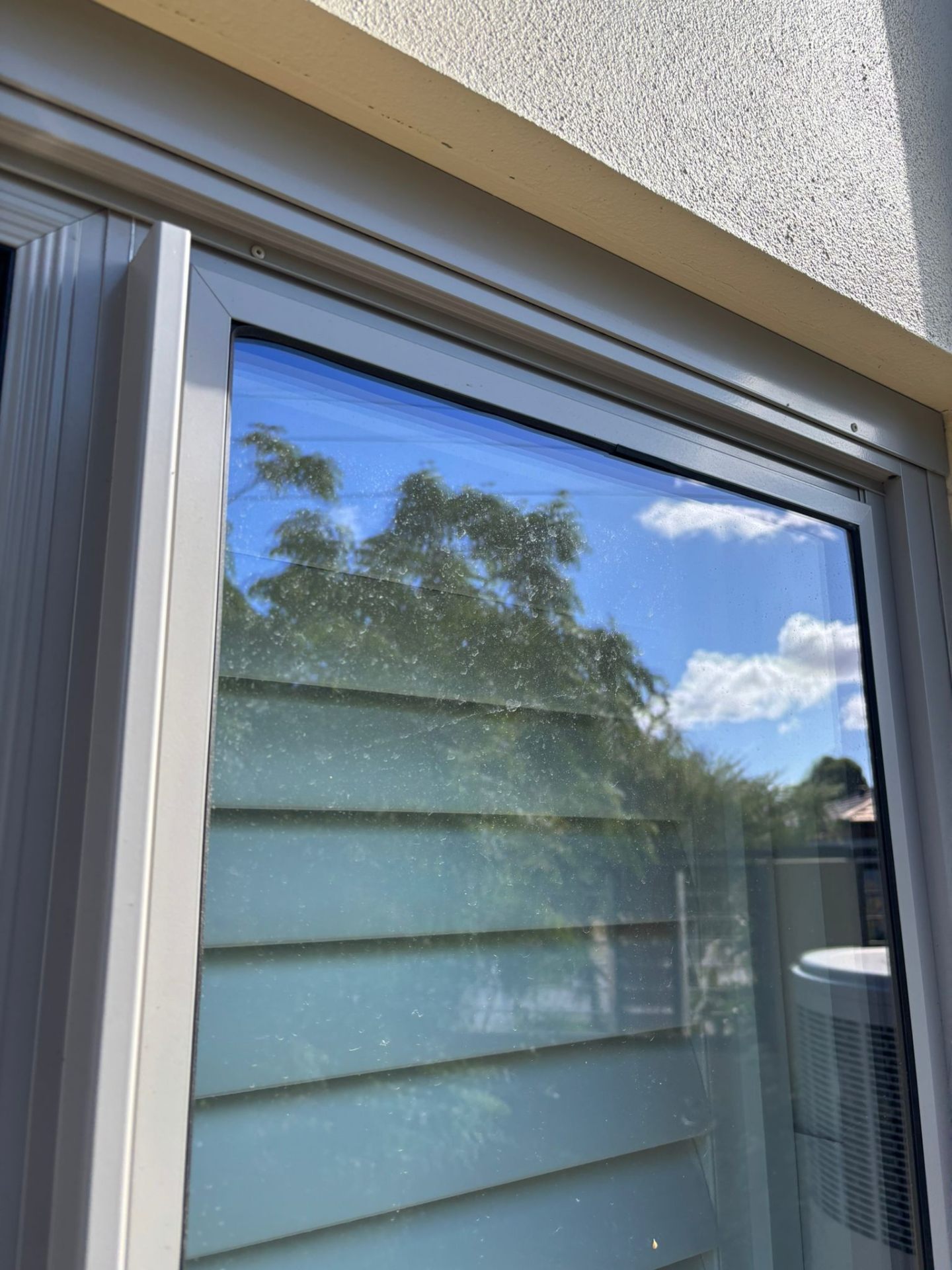 Dirty windows before professional window cleaning in Perth